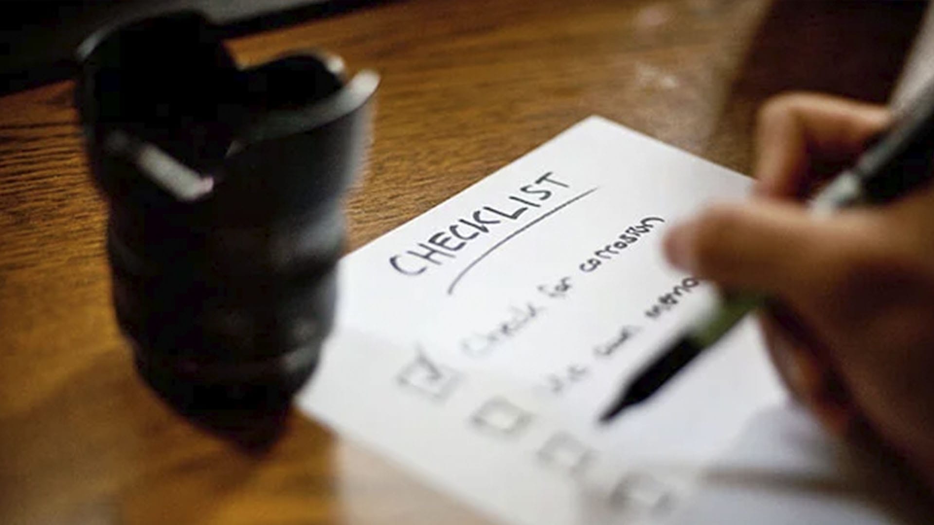Film Education Online | Camera Checklist for HDSLRs