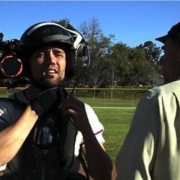 Filmmaker straps on helmet cam