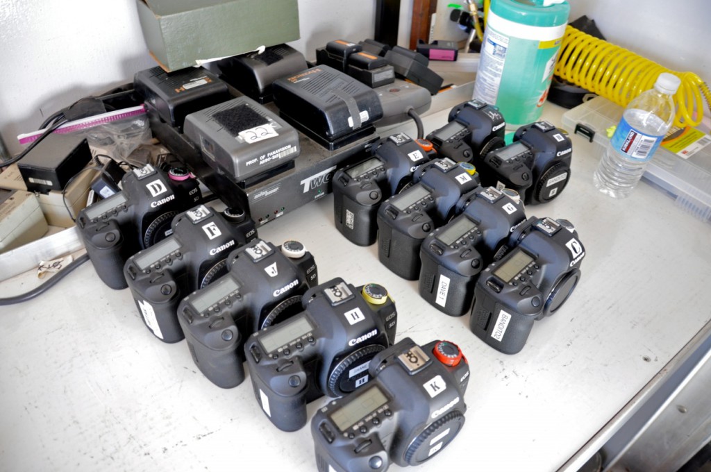 Fleet of Canon DSLRS