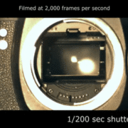 Camera shutter speed