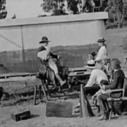 Old Hollywood horseback riding technique