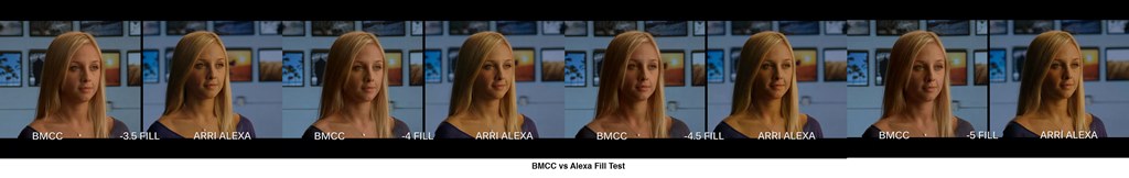 BMCC vs ALEXA FILL test 