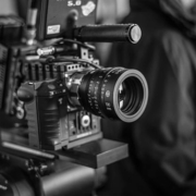 Black and white filmmaking camera