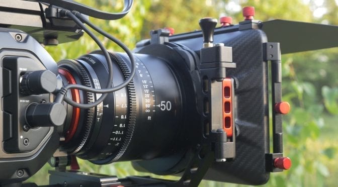 Filmmaking Camera Lens and mattebox