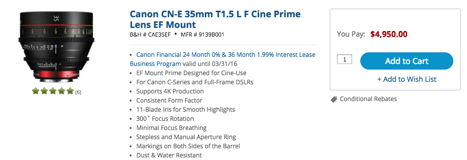 Canon Fills Gap In Primes With 20mm T1.5 CN-E – The Cine Lens