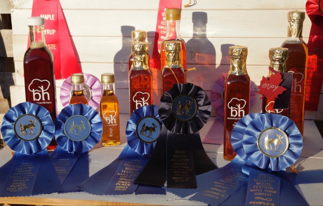 Buckwheat Hill Farm’s Maple Syrup awards for this year