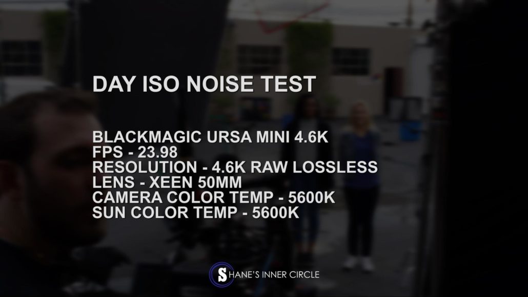 ISO Noise Cinematography filmmaker film movies tv shooting DP lights