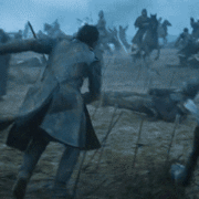 Jon Snow battles army