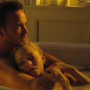 Aaron Paul and Amanda Seyfried in bath tub