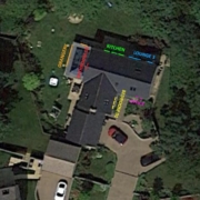 Aerial View of House for Filmmaking