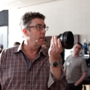 Hollywood cinematographer Shane Hurlbut with lens