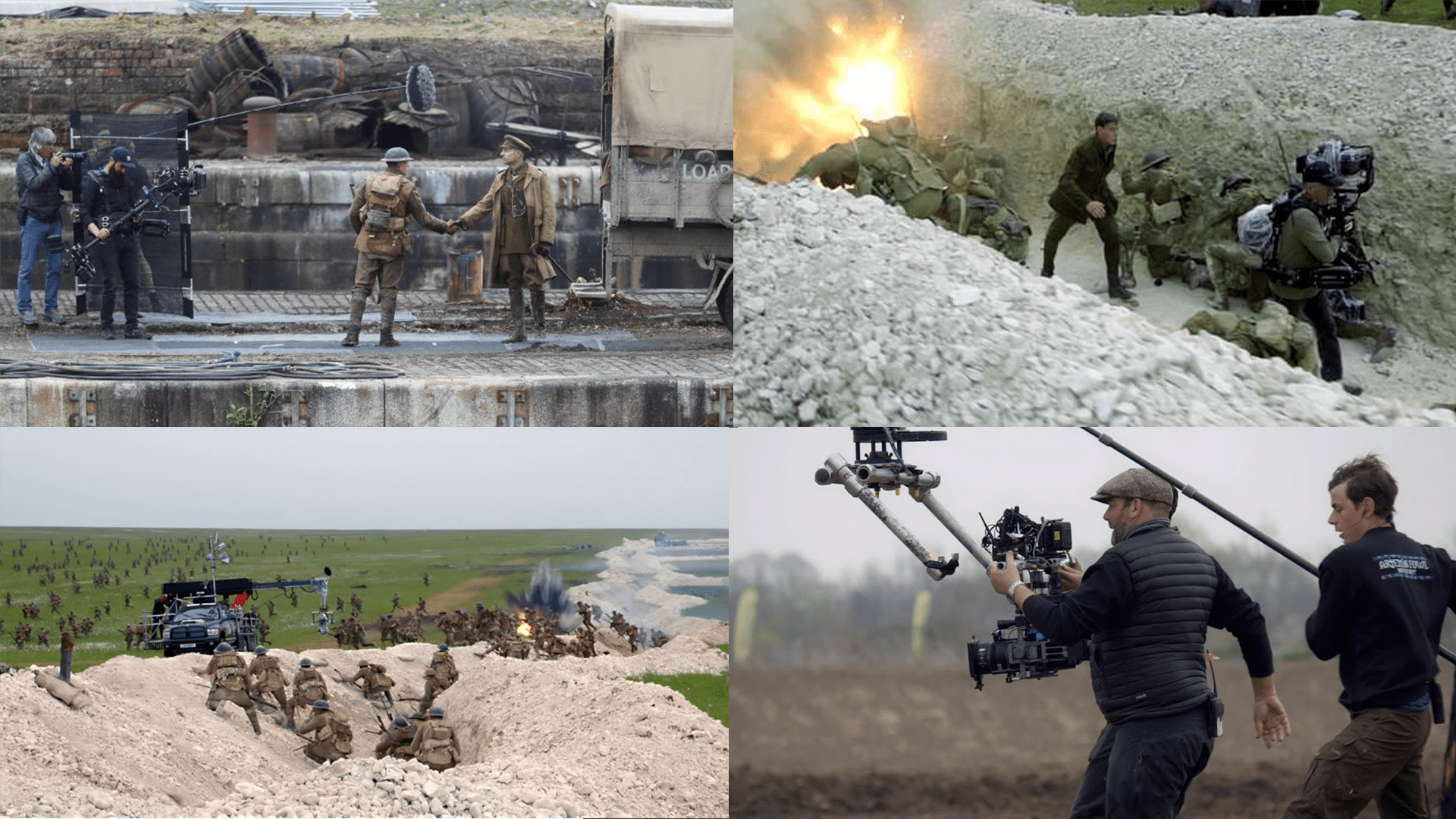 BTS 1917 - Steadicam Hurlbut Academy Cinematography Film School Oner One Shot Long Take 1917 Film Sam Mendes Roger Deakins ASC Golden Globes Oscars