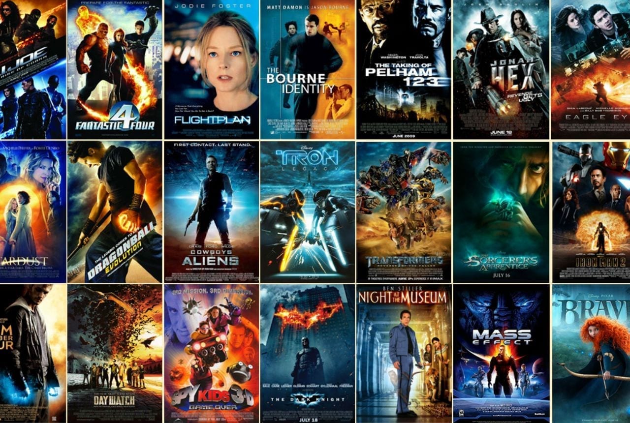 Movie Marketing Posters Hurlbut Academy Orange and Blue