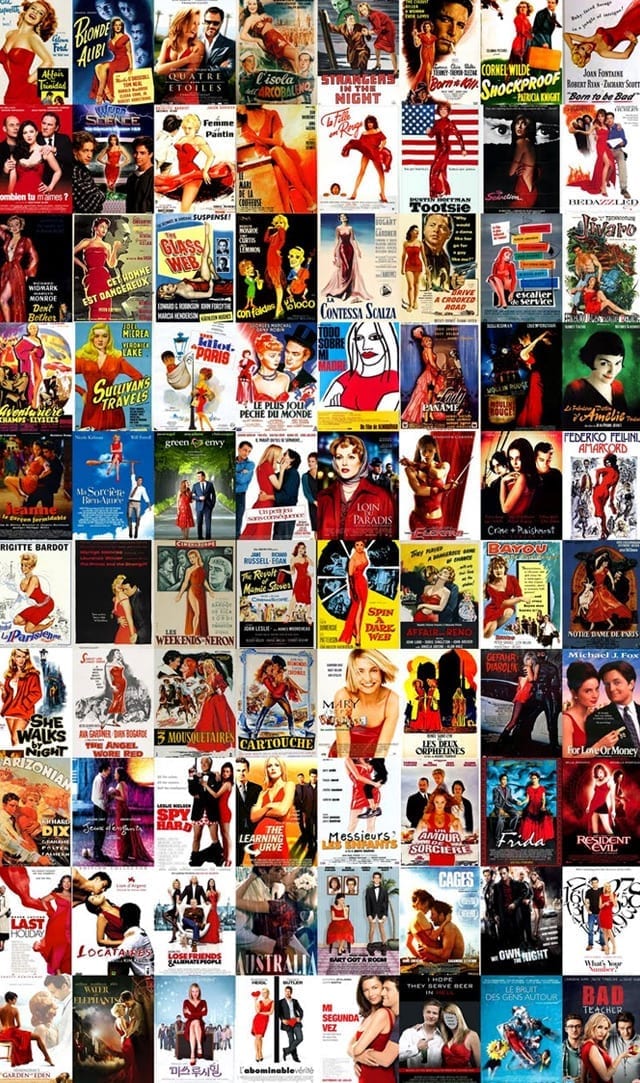 Movie Marketing Film Posters Hurlbut Academy Red Dress