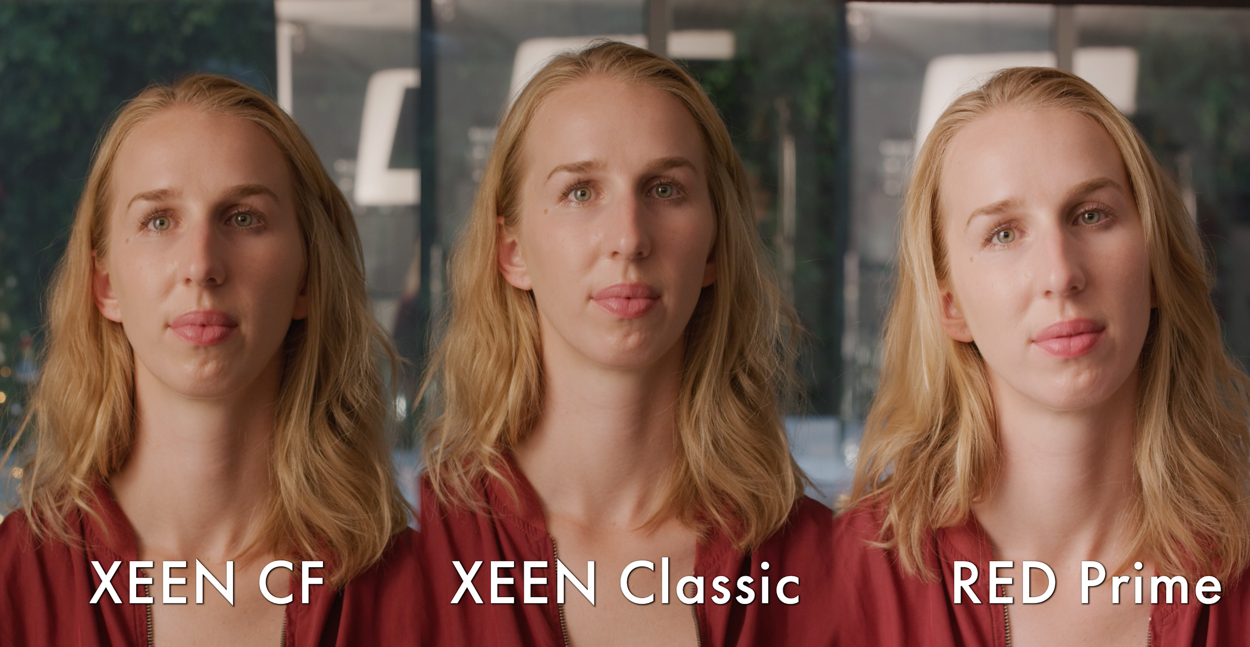 Xeen CF lenses vs Xeen Classic Lenses vs Red Prime lenses