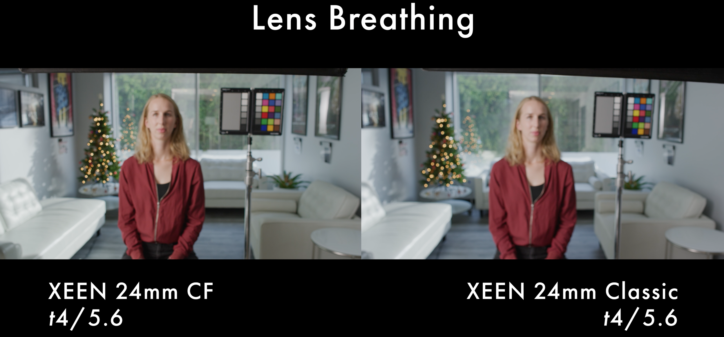 Xeen CF and Classic Lens Test Breathing