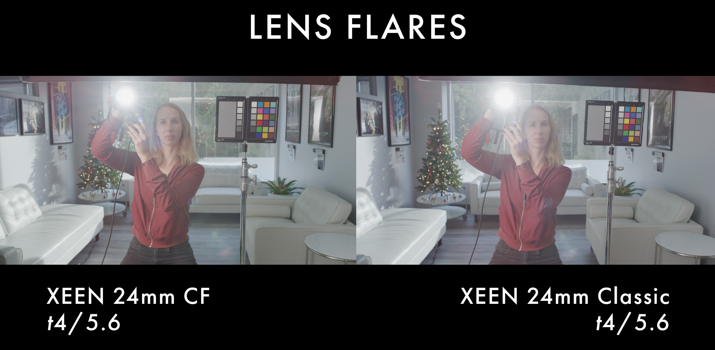 Xeen CF and Classic Lens Test Lens Flare