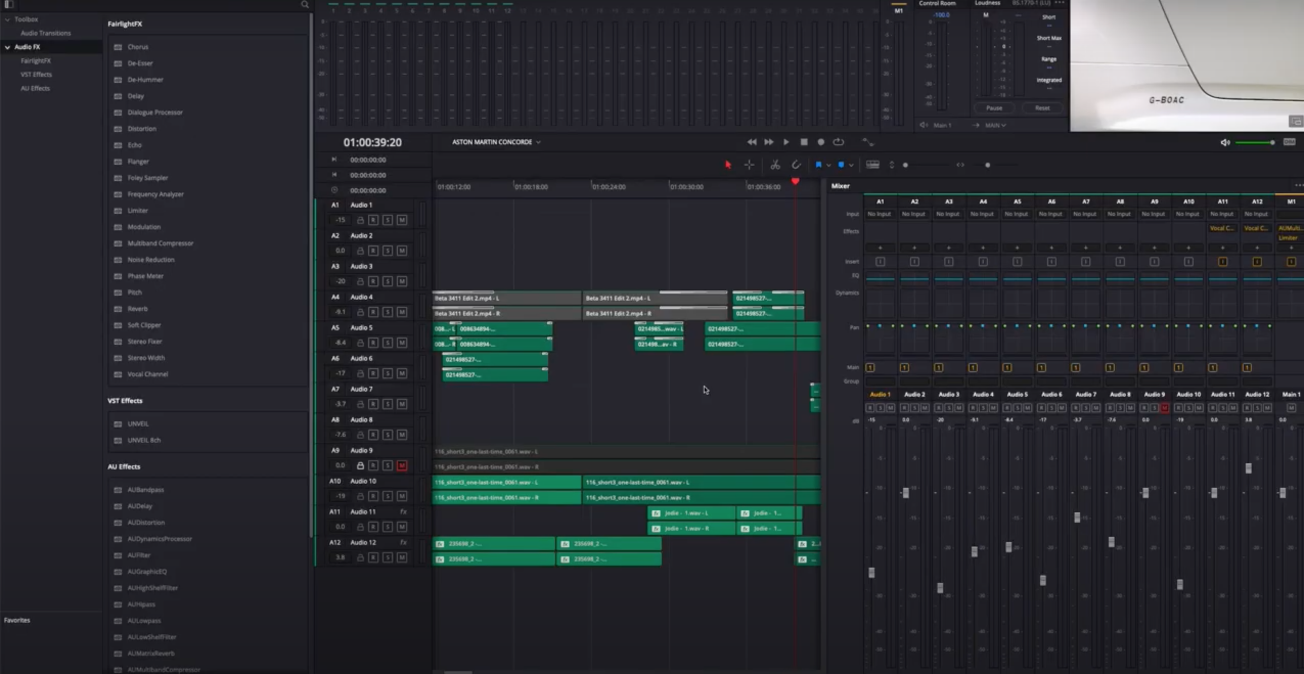 Overview of Audio in Fairlight Part 6 - Filmmakers Academy