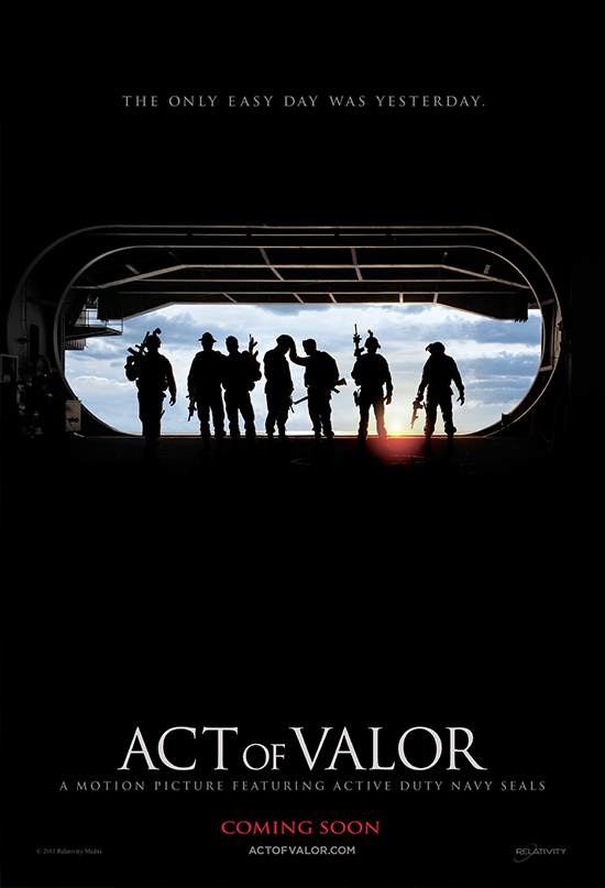 Act of Valor poster - Cinematographer Shane Hurlbut