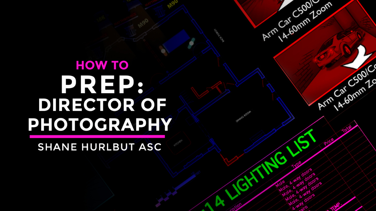 How To Prep - Director of Photography Course