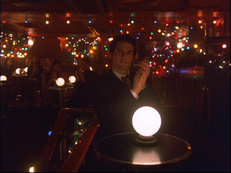 Eyes Wide Shut Christmas composition in New York City bar