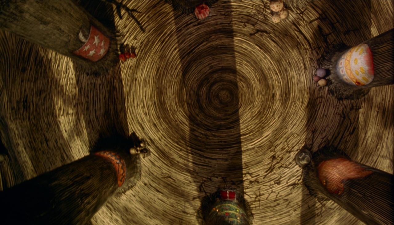 The Nightmare Before Christmas composition holiday forest