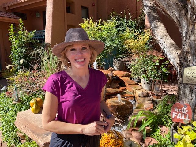 Lydia Hurlbut outdoors gardening