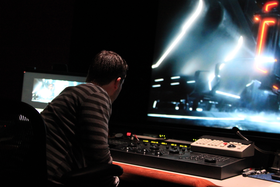 Master Colorist David Cole works on Tron: Legacy