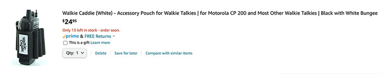 Walkie-Caddie