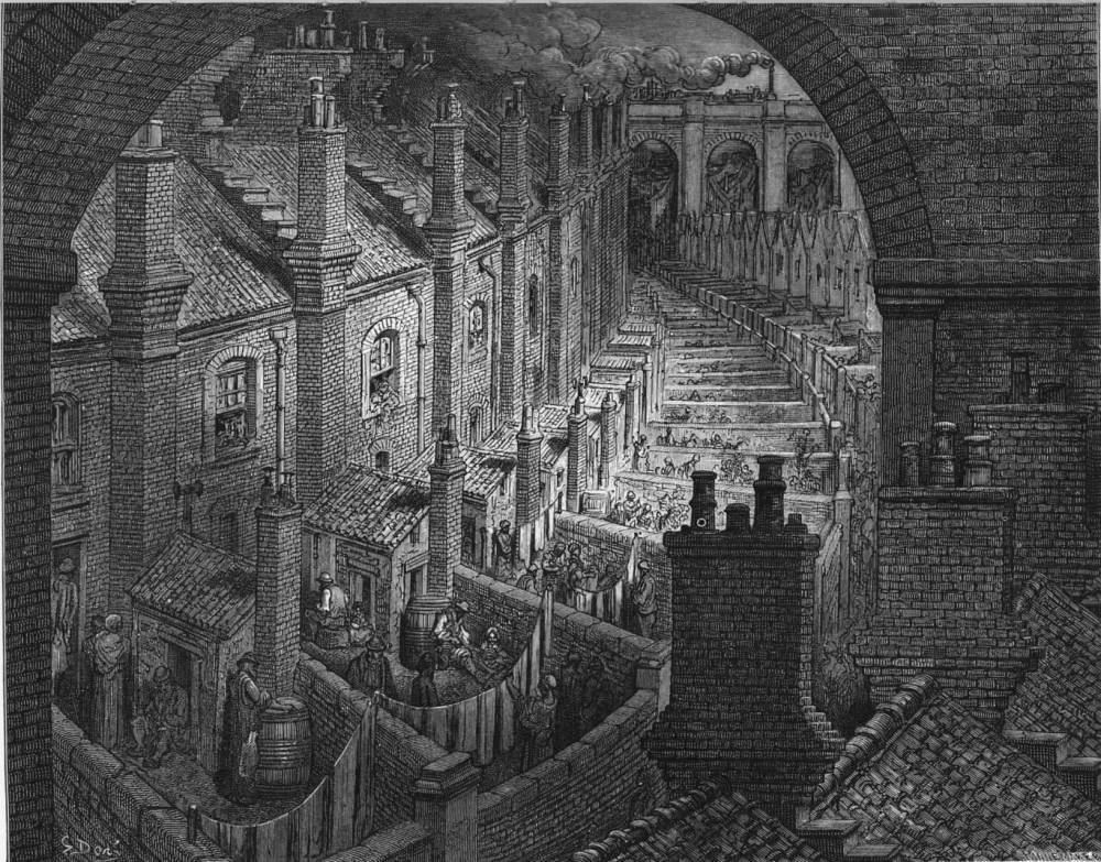 Over London – By Rail by Gustave Doré