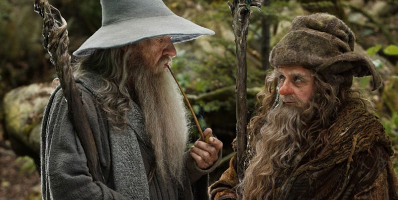 The Hobbit high frame rate with Gandalf and Radagast