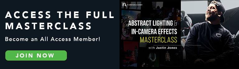Abstract Lighting & In-Camera Masterclass by Justin Jones at Filmmakers Academy