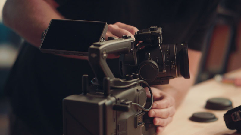 Gimbal Operator Jason Robbins tunes DJI Ronin 4D
