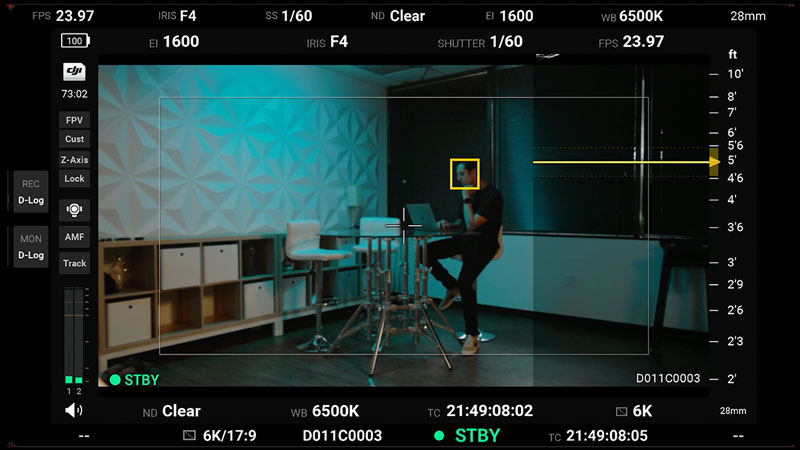 DJI Ronin 4D LiDAR Waveform