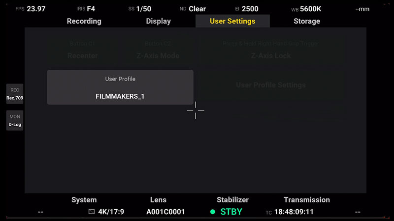 DJI Ronin 4D User Profile