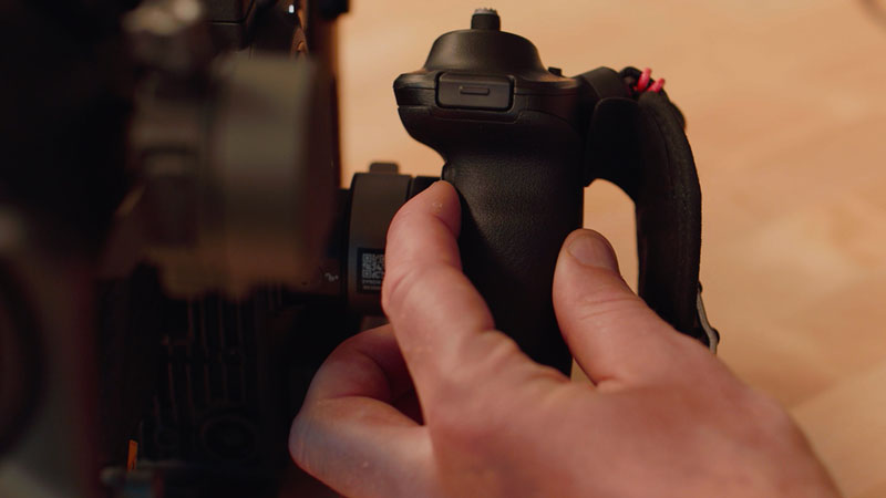 DJI Ronin 4D Mode Button on Handgrip