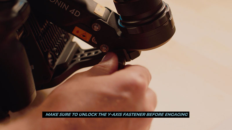 DJI Ronin 4D Z-Axis on hand trigger