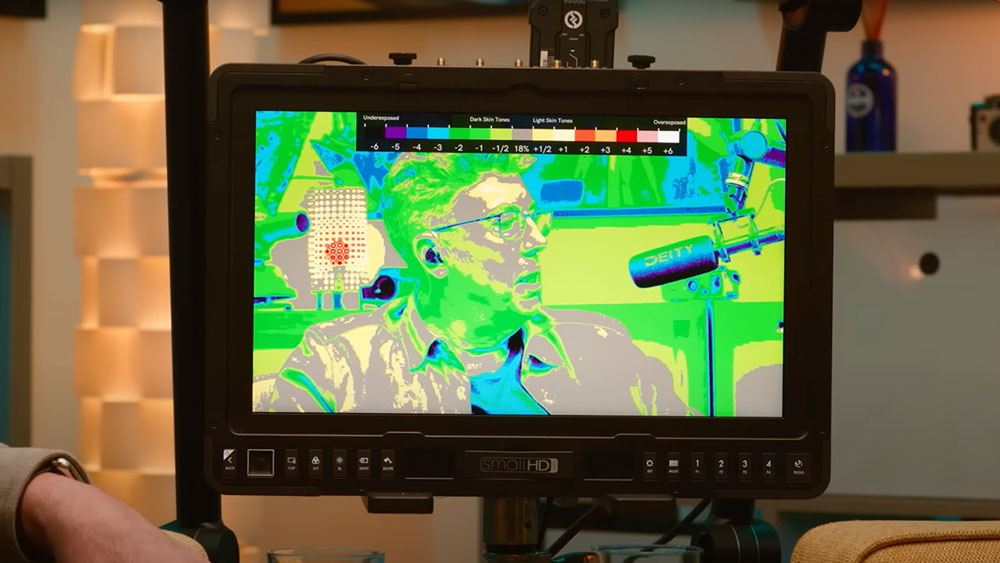 EL Zone on monitor at Filmmakers Academy