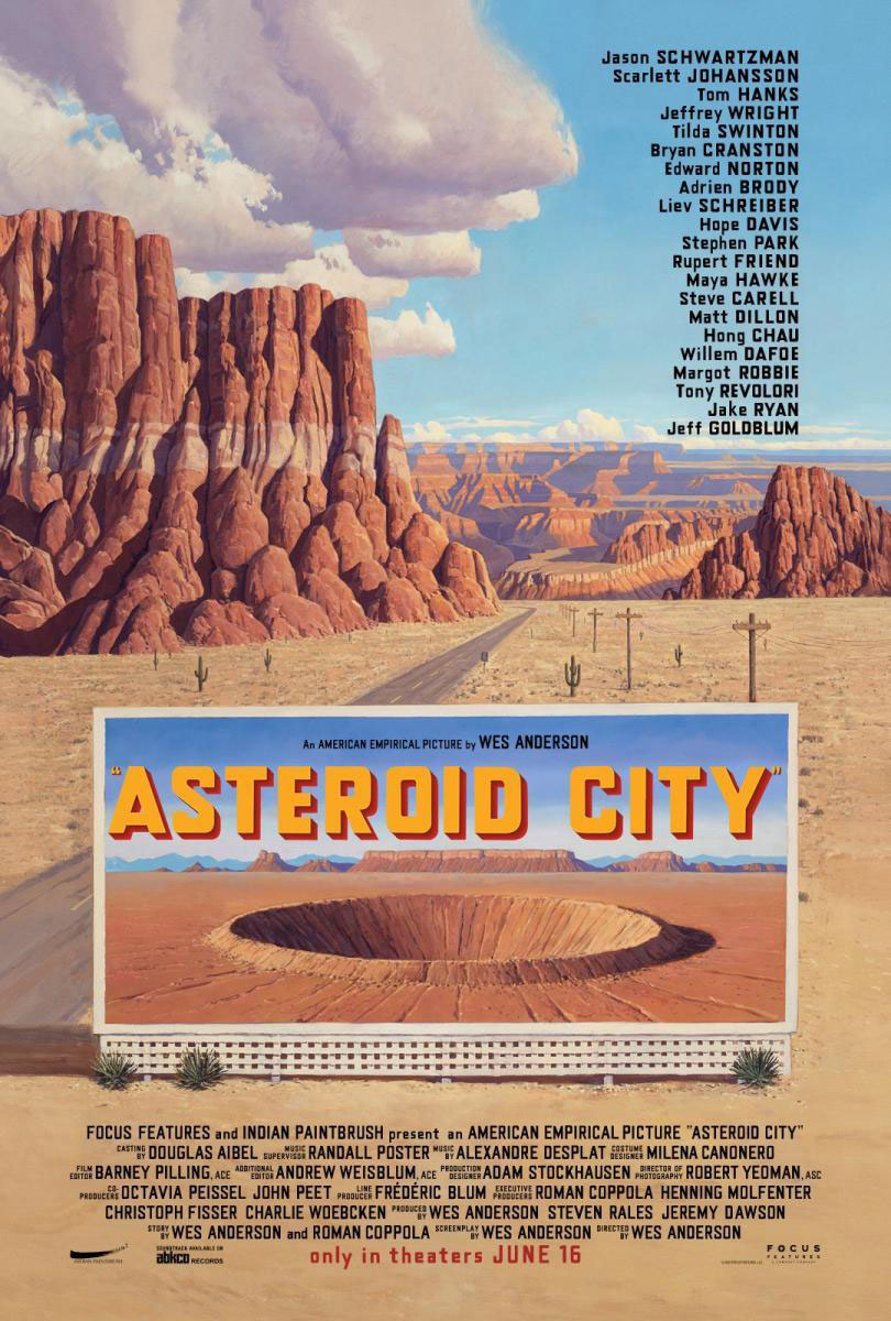 Asteroid City movie poster
