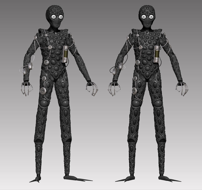 Asteroid City alien 3D model