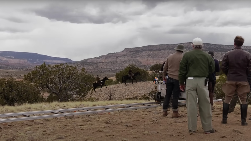 Oppenheimer production in New Mexico desert