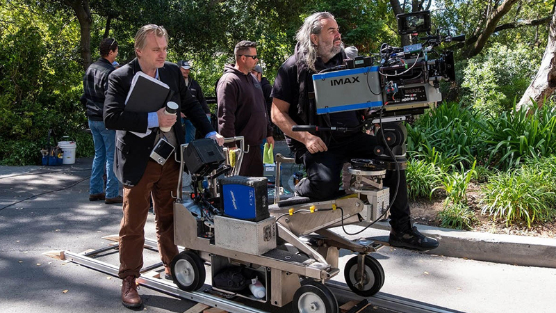 Director Christopher Nolan and DP Hoyte van Hoytema | Universal Pictures