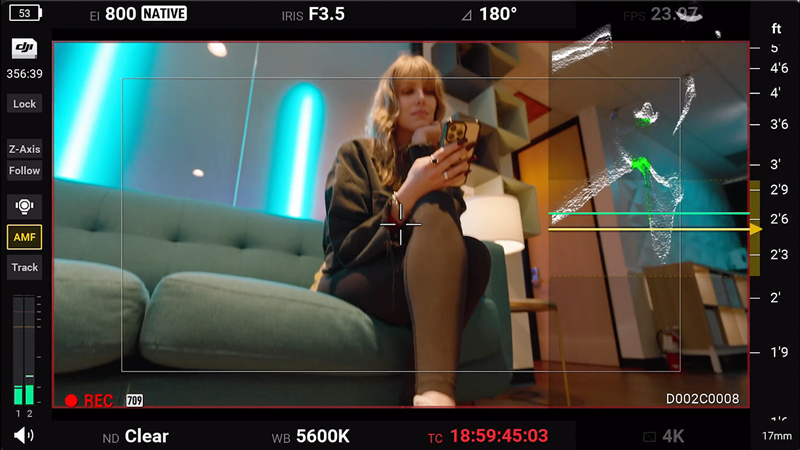 DJI Ronin FLEX with jib arm low angle