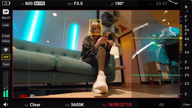 Low angle with DJI Ronin FLEX and jib arm