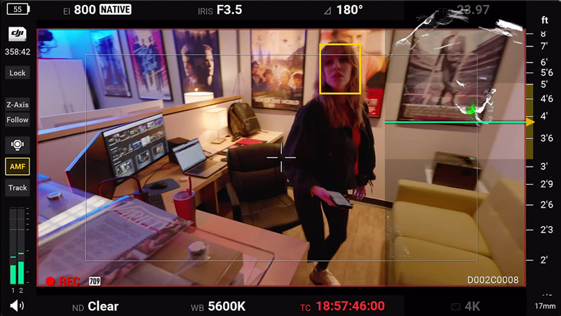 Tracking with DJI Ronin FLEX with jib arm