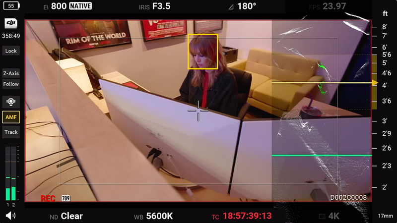 Demonstration of DJI Ronin FLEX with jib arm