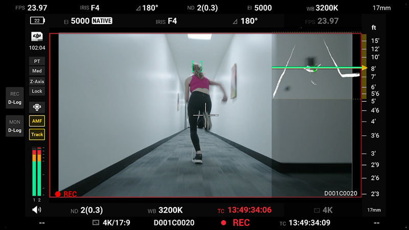 DJI Ronin 4D Sport Mode Shot Analysis