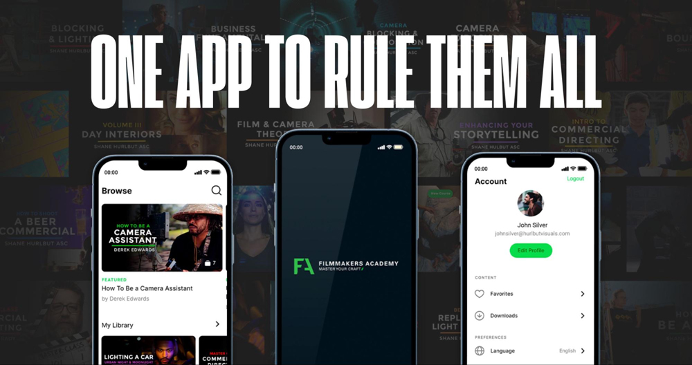 One Filmmaking App to Rule Them All – Filmmakers Academy