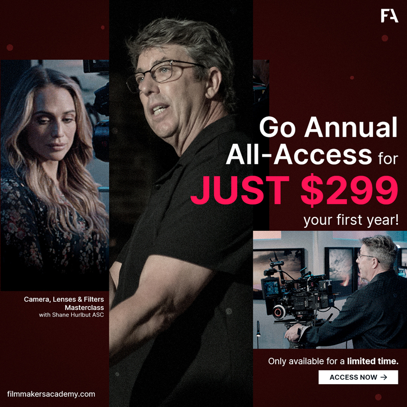 Filmmakers Academy December Holiday Sale