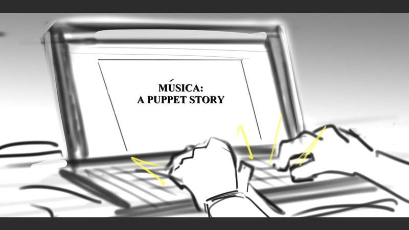 Musica movie starring Rudy Mancuso storyboard